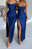 Maxi Dress | Bias-Cut Satin, Cut-Out Back 5