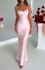 Maxi Dress | Blush, Cut-Out Back, Crisscross Straps 0