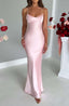 Maxi Dress | Blush, Cut-Out Back, Crisscross Straps 2