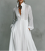 Maxi Dress | Button-Front Design, Relaxed Silhouette 3