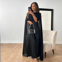 Maxi Dress | Cape Design, Flowing Silhouette 2
