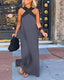 Maxi Dress | Crossed Front Neckline, Flowing Silhouette 2
