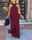Maxi Dress | Crossed Front Neckline, Flowing Silhouette 7