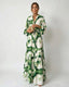Maxi Dress | Flattering V-Neckline, Tie-Waist 0