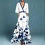 Maxi Dress | Floral Pattern, Flowing Silhouette 1