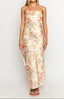 Maxi Dress | Floral Print, Adjustable Straps 2