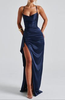 Maxi Dress | Flowing Silhouette, Adjustable Straps 0