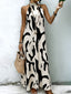 Maxi Dress | Halter Neckline, Fitted Silhouette 2