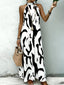Maxi Dress | Halter Neckline, Fitted Silhouette 3