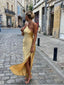 Maxi Dress | High Leg Slit, Open Back 1
