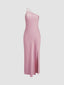 Maxi Dress | High Leg Slit, Open Back 11
