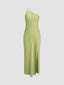 Maxi Dress | High Leg Slit, Open Back 8