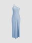 Maxi Dress | High Leg Slit, Open Back 9