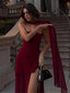 Maxi Dress | High Neckline, Side Slit Skirt 7