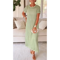 Maxi Dress | Layered Cut-Out Overlay, Strappy Inner Dress 2