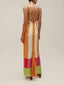 Maxi Dress | Multicolor Design, Flowing Silhouette 5
