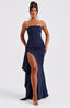 Maxi Dress | Off-Shoulder Twist Design, Flowing Silhouette 0