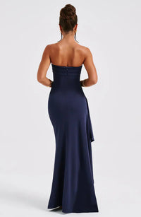 Maxi Dress | Off-Shoulder Twist Design, Flowing Silhouette 1