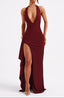 Maxi Dress | Plunge Neckline, Halter Style 5