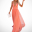 Maxi Dress | Plunging Neckline, Flowing Skirt 1