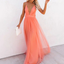 Maxi Dress | Plunging Neckline, Flowing Skirt 2
