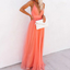 Maxi Dress | Plunging Neckline, Flowing Skirt 3