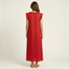 Maxi Dress | Ruffle V-Neckline, Flutter Cap Sleeves 3