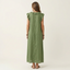 Maxi Dress | Ruffle V-Neckline, Flutter Cap Sleeves 5