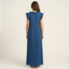 Maxi Dress | Ruffle V-Neckline, Flutter Cap Sleeves 7