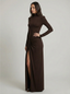 Maxi Dress | Sculpted Fit, Draped Waist 2
