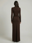 Maxi Dress | Sculpted Fit, Draped Waist 4