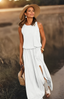 Maxi Dress | Sleeveless, Round Neck Design 5