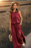 Maxi Dress | Sleeveless, Round Neck Design 8