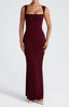 Maxi Dress | Square Neckline, Pleated Bust 3