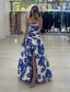 Maxi Dress | Strapless, Floral Print 3