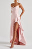 Maxi Dress | Twist Cowl Neckline, High-Low Hem 5