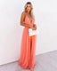 Maxi Dress | V-Neck, Cross-Back Straps 3