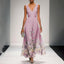 Maxi Dress | V-Neck, Floral Print Design 2