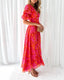 Maxi Dress | V-Neckline, Long Flowing Silhouette 2