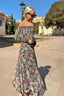 Maxi Dress | V-Neckline, Pleated Waist, Flowing Silhouette 6