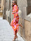 Maxi Dress | V-Neckline, Waist Tie 1