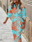 Maxi Dress | V-Neckline, Waist Tie 2