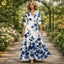 Maxi Dress | Wrap-Style Bodice, Flowing Skirt 2