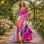 Maxi Dress | Wrap-Style Bodice, Flowing Skirt 3