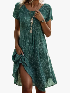 Midi Dress | Airy Fabric, Flowing Silhouette 1