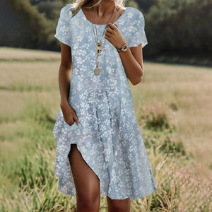 Midi Dress | Airy Fabric, Flowing Silhouette 3