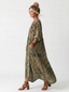 Midi Dress | Button Front, Elbow-Length Sleeves 1