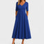 Midi Dress | Flattering V-Neckline, Elegant Silhouette 2