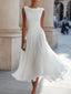 Midi Dress | Gently Draped Neckline, Flowing Skirt 0