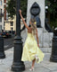 Midi Dress | Halter Neckline, A-Line Silhouette 4
